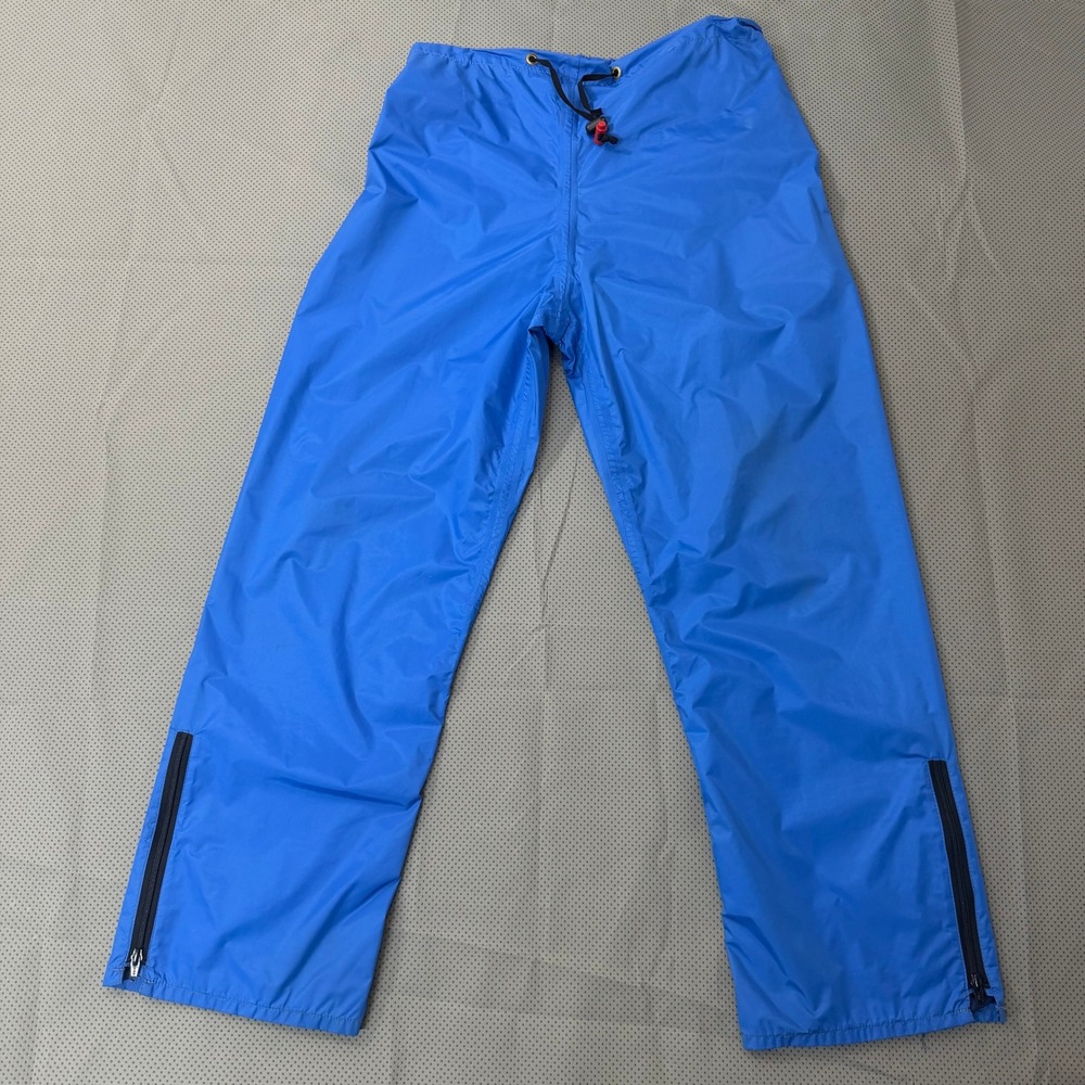 EMS Eastern Mountain Sports Gore-Tex Rain Pants Men M Blue Waterproof Shell